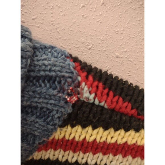 Vintage Liz Claiborne Women Large Ugly Christmas Sweater Tinsel Ornaments - Picture 10 of 15